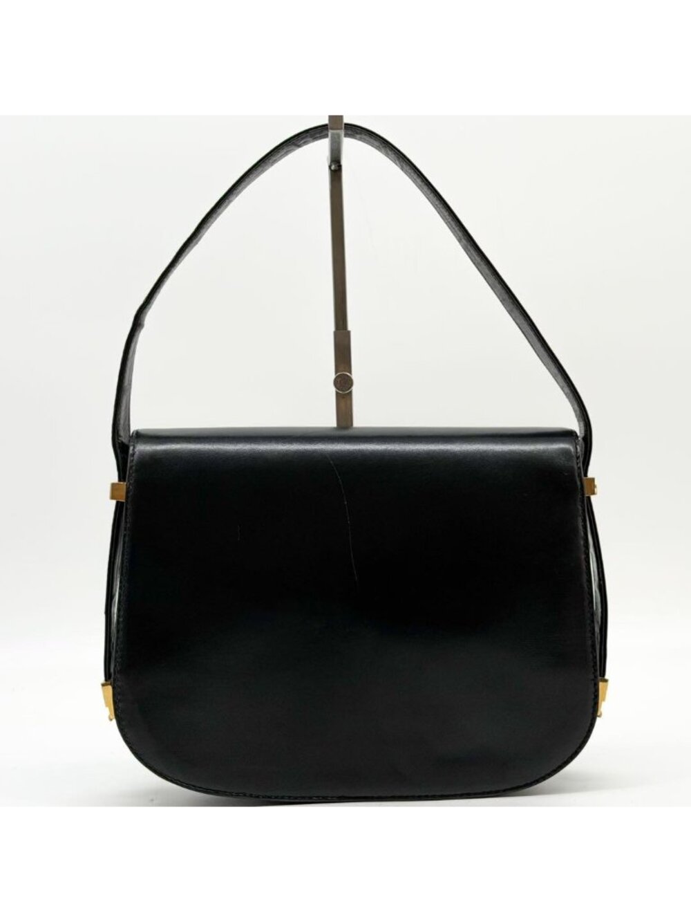 Gucci Vintage Handbag Black GG Interlocking - Picture 3 of 15
